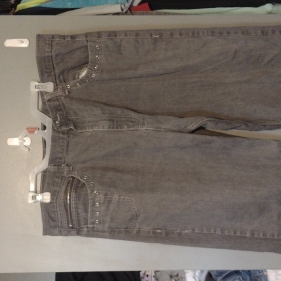 MEN'S red ape gray jeans size 40×32 Y2K streetwear